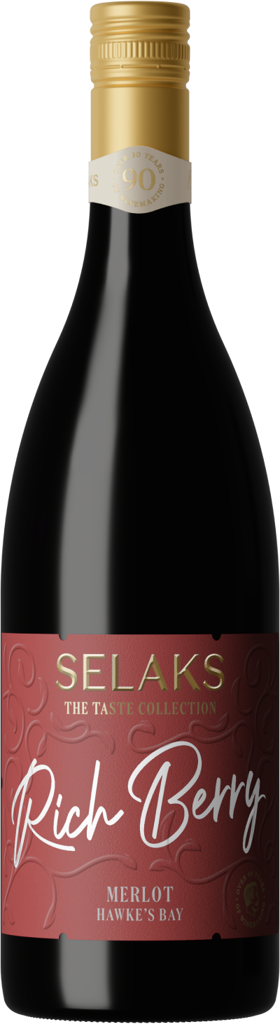 Hawke’s Bay Rich Berry Merlot – Selaks Wines, New Zealand